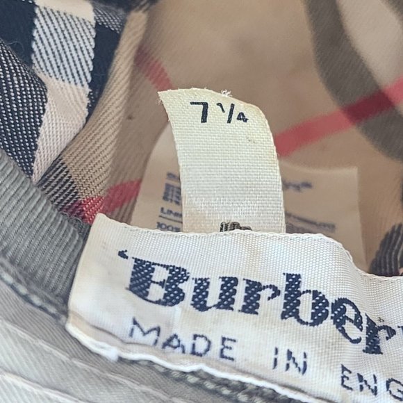 Burberry Women’s Classic Tan Fedora Bucket Hat Size 7.25 Nova Check SEE PICS main image 4